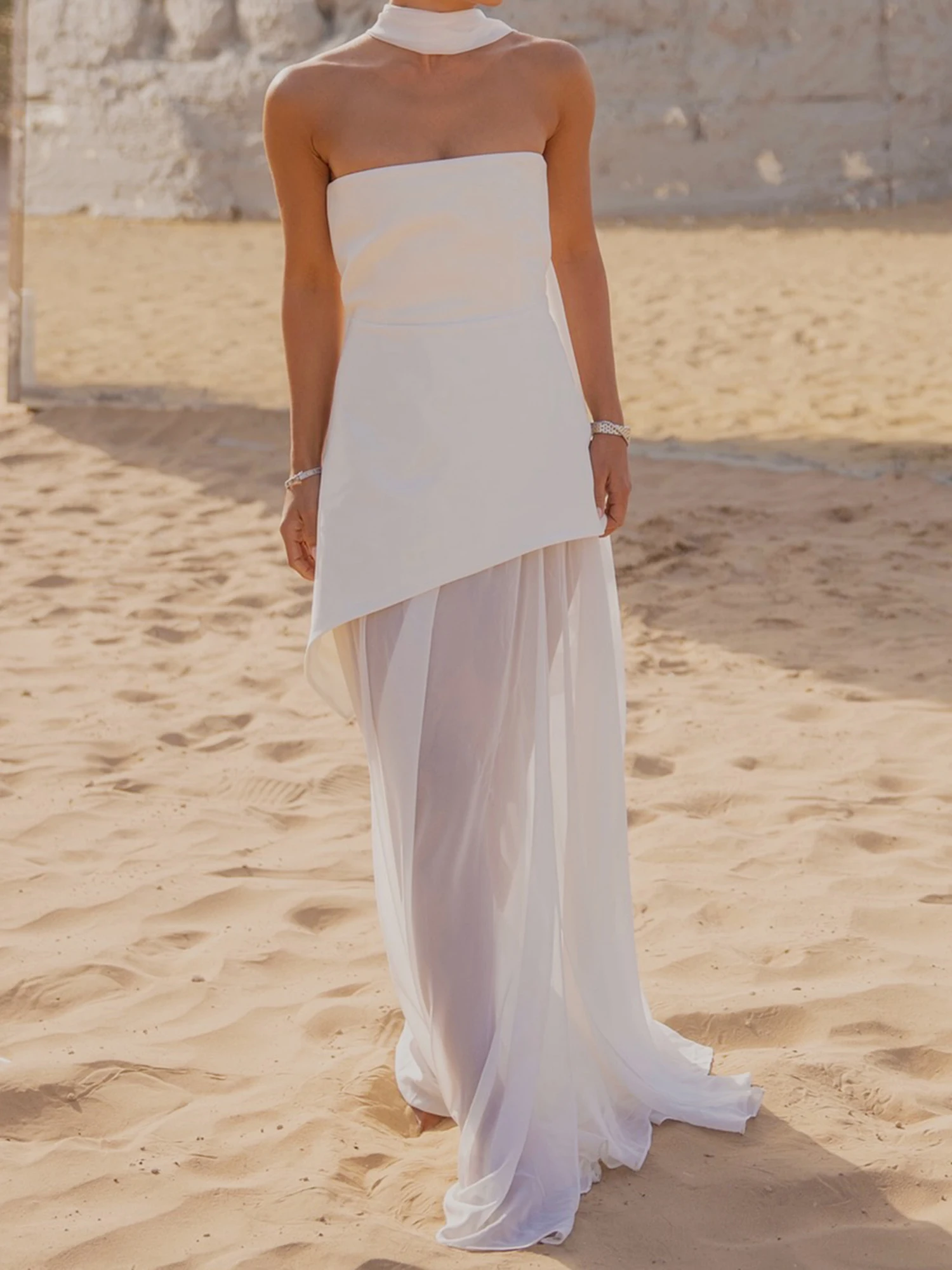 แม็กซี่เดรสคอวีหรูหราพร้อมแขนจับจีบและเอวคาดเข็มขัดพิมพ์ลายดอกไม้ Boho Chic Summer Beach Dress พร้อมกระเป๋า