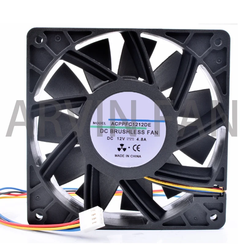 Brand New Original PFC1212DE 12cm 12038 120x120x38mm 12V 4.80A 4 Lines Pwm Server Chassis Large Air Volume Cooling Fan