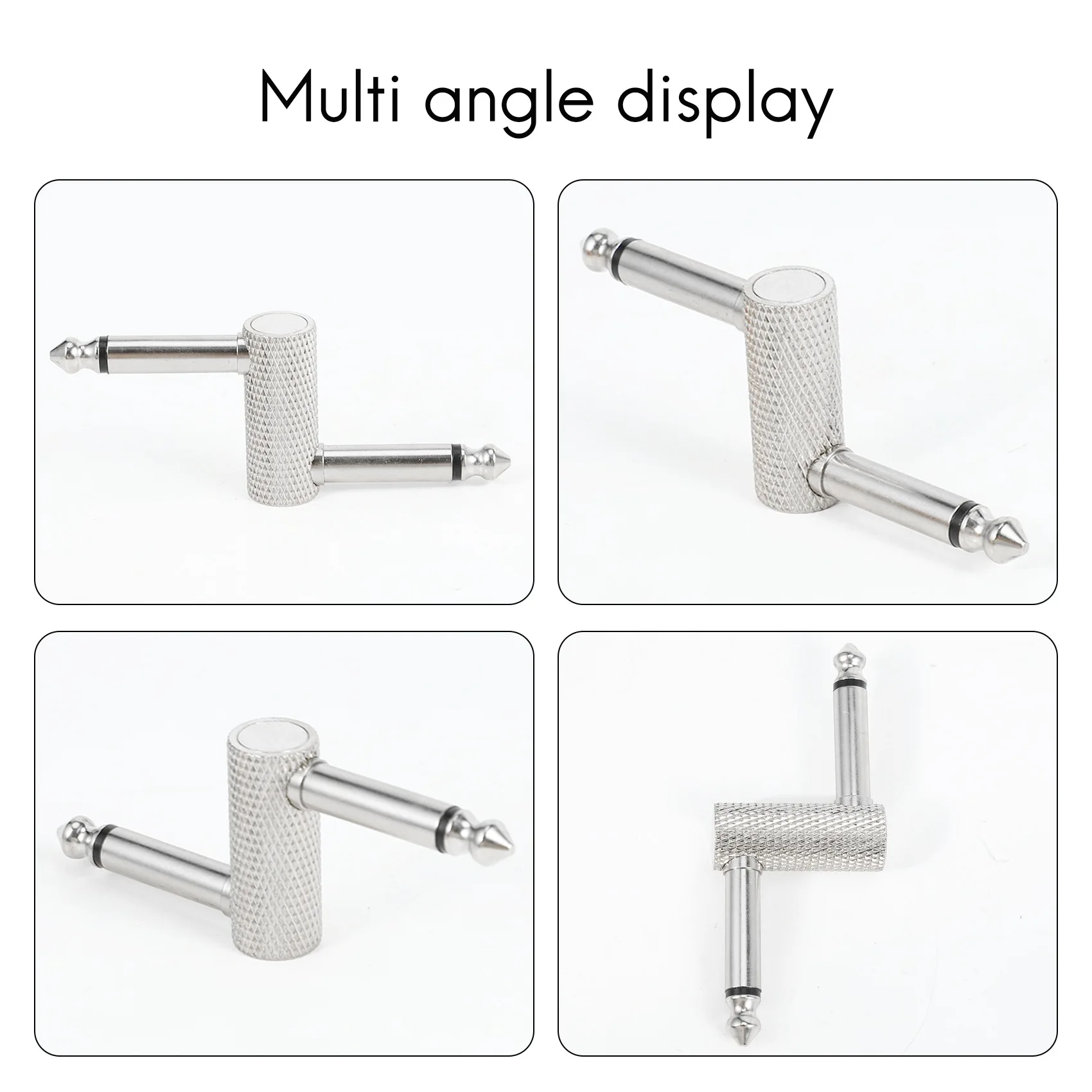 Couremplaçant de pédale de prise adaptateur, connecteur de type Sz pour pédale JEEffprotected, amplificateur de haute qualité, 6.35 pouces, 1/4