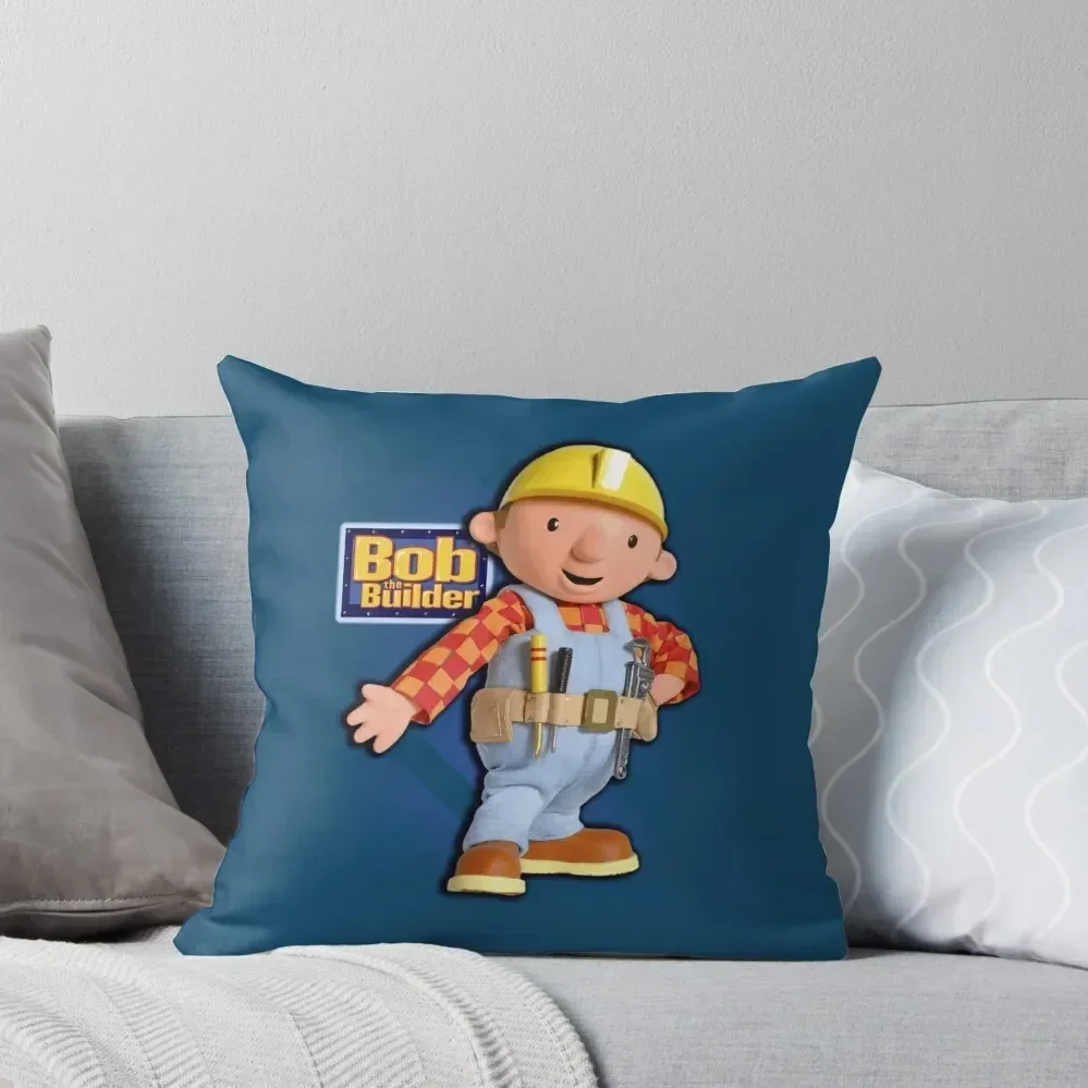 

Bob The Builder with shadow Throw Pillow Luxury Room Decorative Cushions Cusions Cover Sofa Cushion Cover pillow