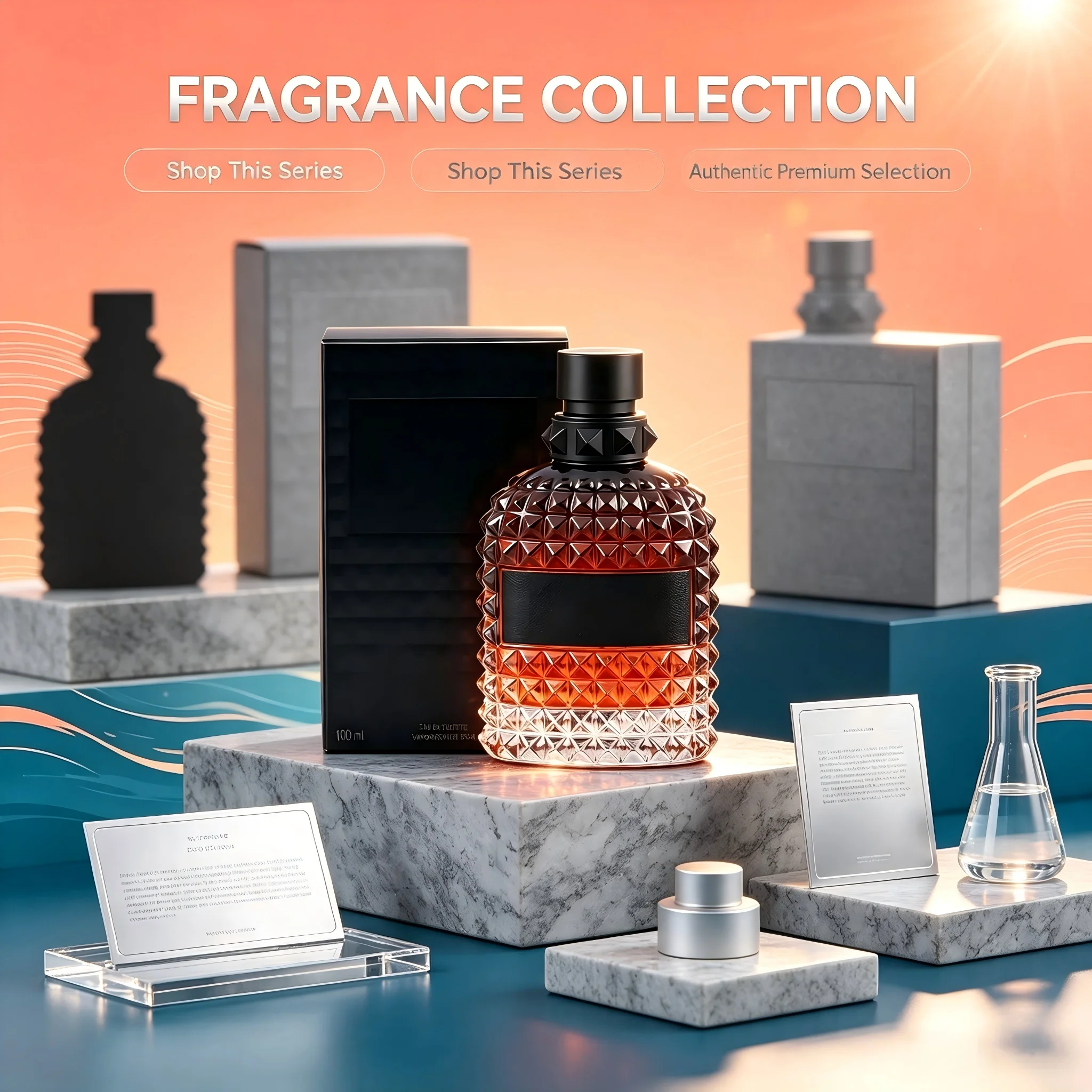 Men Fashion Elegant - Perfume Masculino Eau de Toilette 100ml