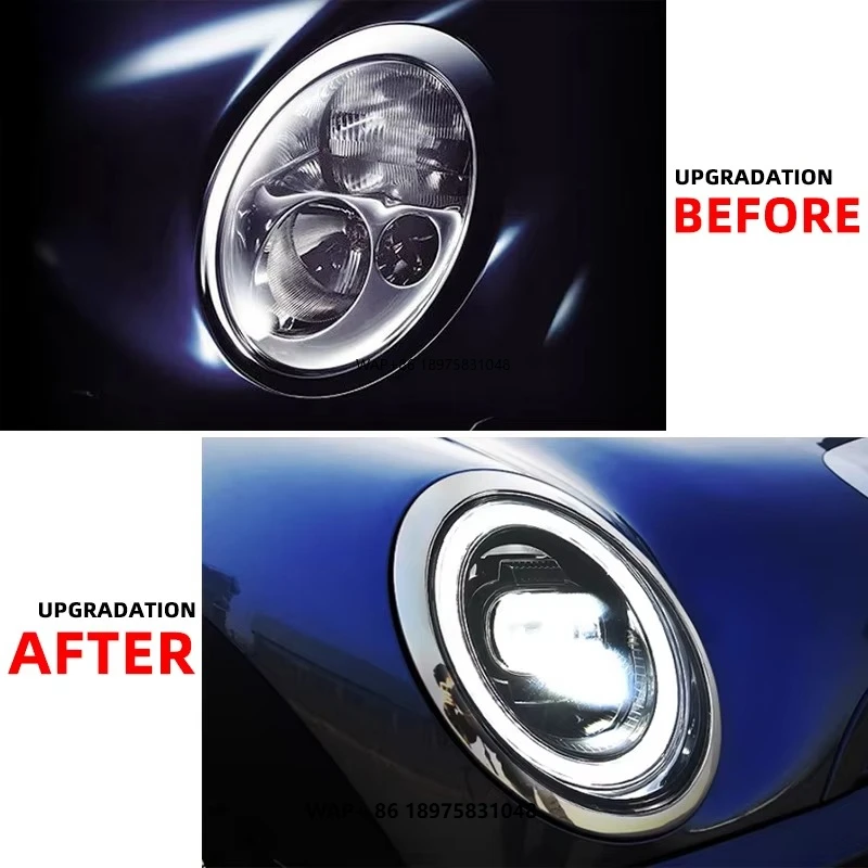 

for B-MW MINI LED Head Lamp for R50 2001-2007 R52 R53 R50 Upgrade 12V Auto Car Accessories Projectors Lens Front Light