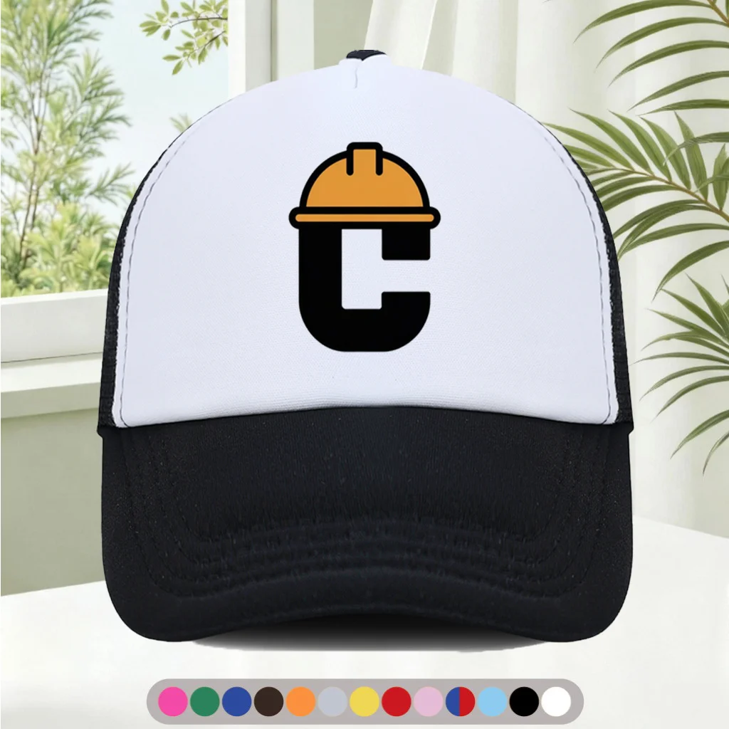 Fashionable and Versatile Sponge Mesh Cap  Features Cool Printed Patterns, Unisex  American Trucker Hat  HighQuality Hat  S