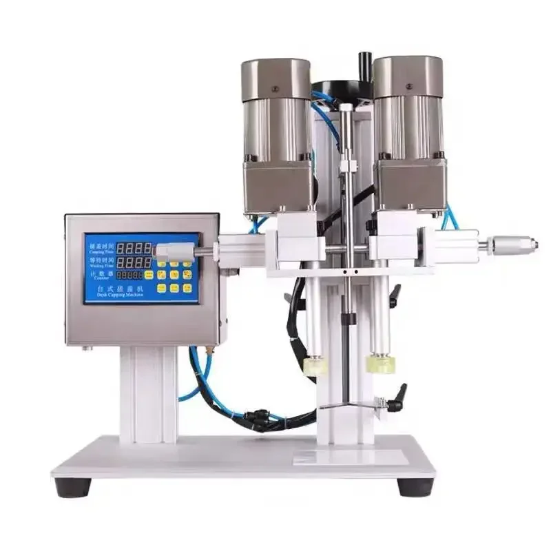 Nouvelle grande Machine de capsulage semi-automatique commerciale Machine de capsulage d'ornyrique Machine de pulvérisation de bouchon de vissage d'eau minérale