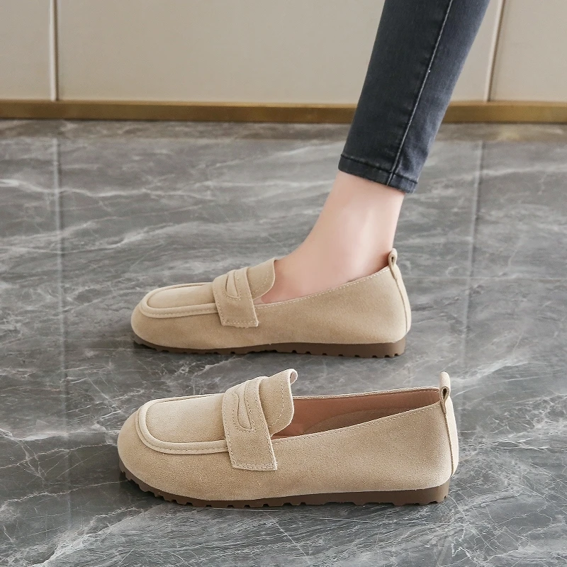 

Women's Flat Sole Slip On Sneakers 2CM Comfortable Walking Shoes Non Slip Rubber Sole Casual Shoes for Women