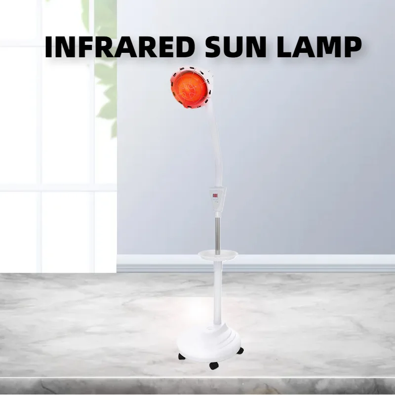 

salon household infrared electric baking lamp 275W single head vertical heating baking lamp heating skin beauty lamp wholesale