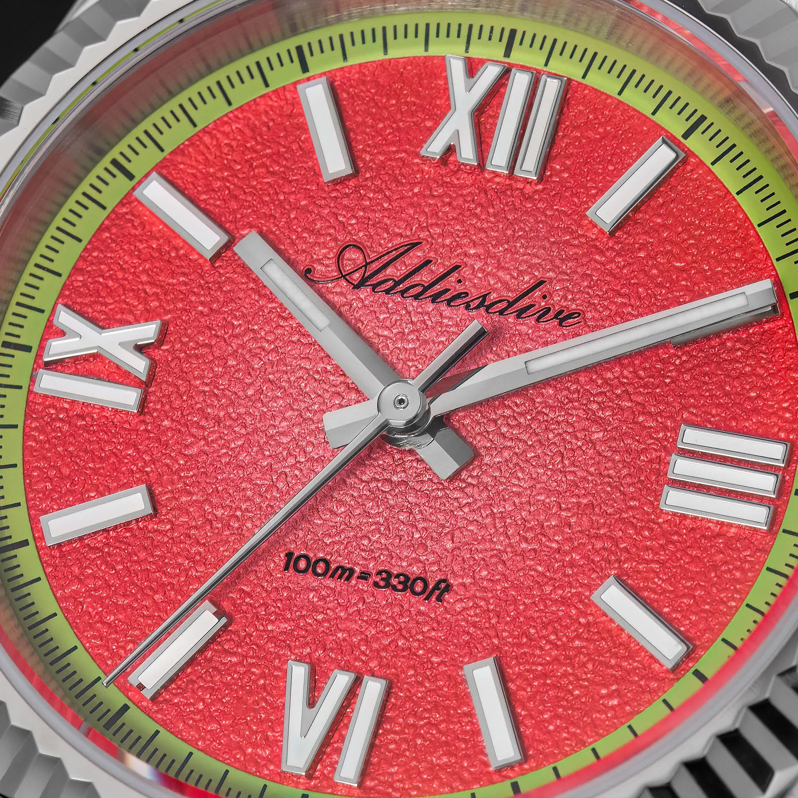 ADDIESDIVE Luxury Quartz Watch Men Sapphire AR Coated Glass 100m Waterproof Supper Luminous 36mm Wristwatch VH31 Watches New