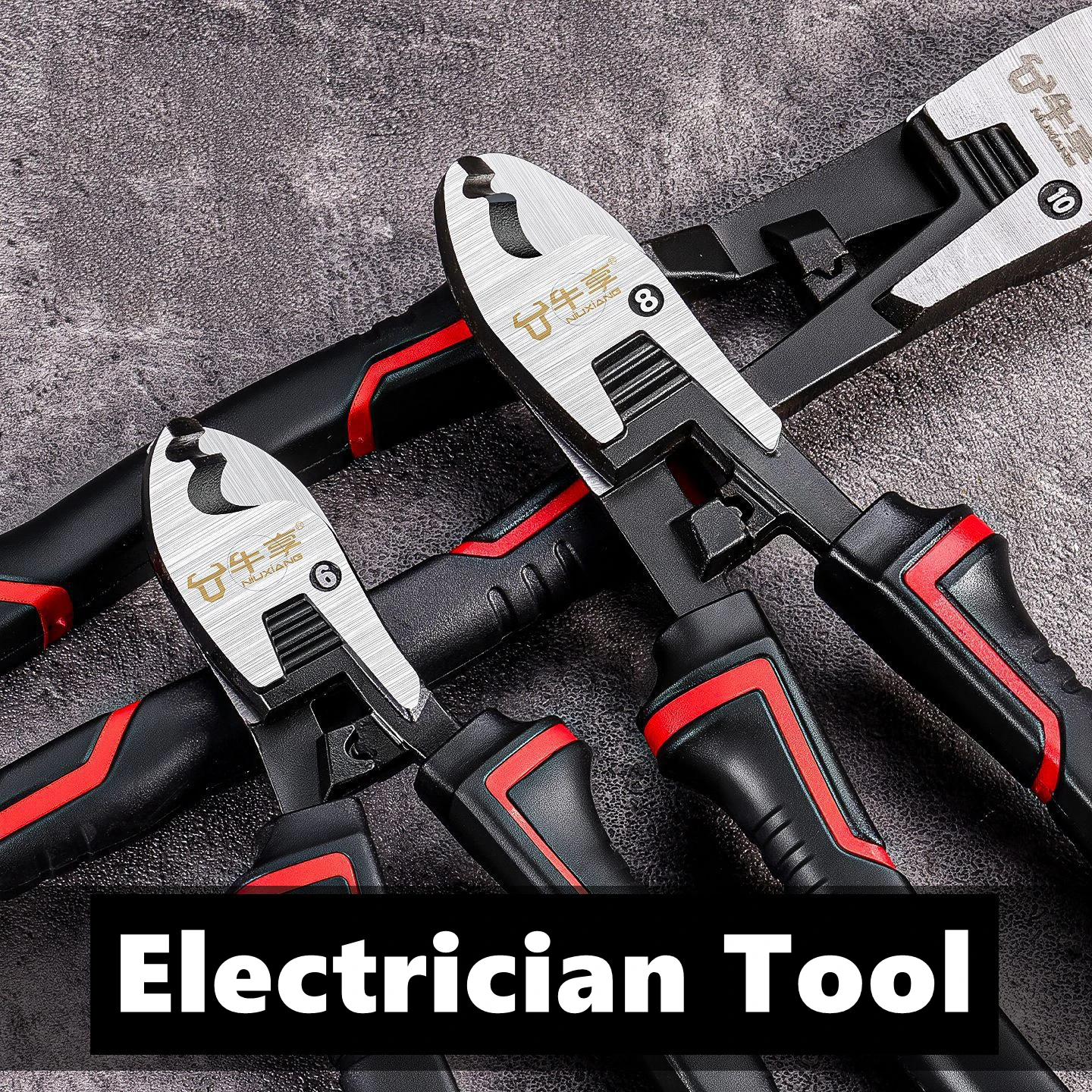 Multifunctional 6/8/10 inch Cable Cutter Electrician Professional Wire Cable Cutter Stripper Pliers Hand Tool Cable Scissors image 4