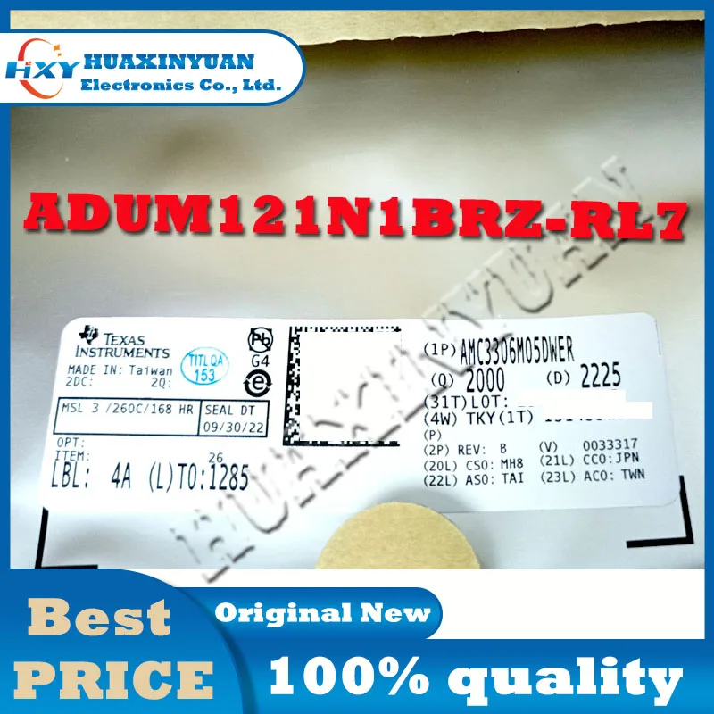 1PCS/LOT ADUM121N1BRZ-RL7 SOP8 AD ADUM ADUM121 ADUM121N ADUM121N1B ADUM121N1BR ADUM121N1BRZ New and Original Ic Chip In Stock IC