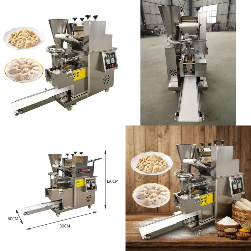 Stainless Steel Automatic Samosa Dumpling Papada Momo Wonton Empanada Pie Maker Grain Product Machine for Home Restaurant New