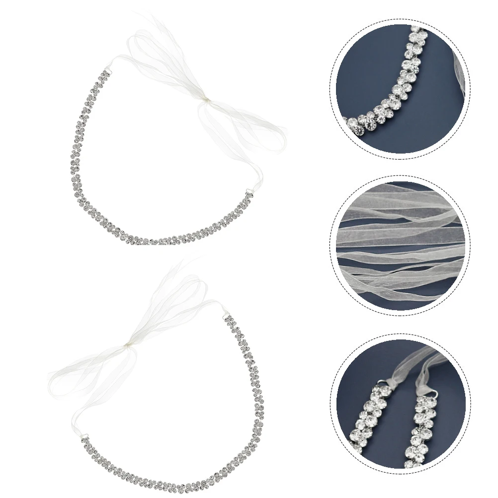 

Alloy Waistband Wedding Belt Decorative Versatile Chic Women Accessories Rhinestone Dress Skirt