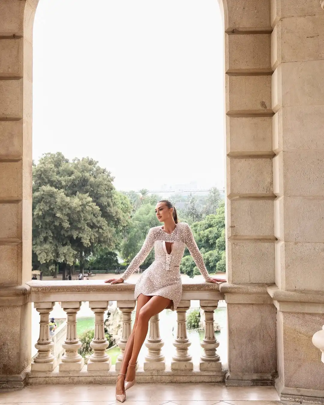 Prachtige pailletten sets korte 2-delige jurk vrouwen formele feestjurken bruiloft tweede jurk twee stukken outfit mini-jurk op maat