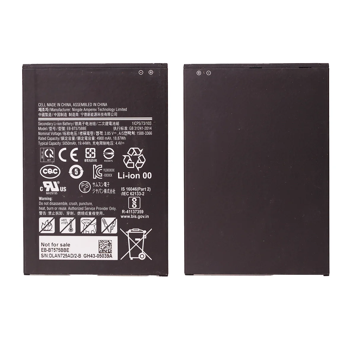 Zupełnie nowa bateria zamienna do telefonu EB-BT575BBE 5050mAh do Samsung Galaxy Tab Active 3 Active3 8.0 2020 SM-T575 T575 T570 — zdjęcie produktu 4