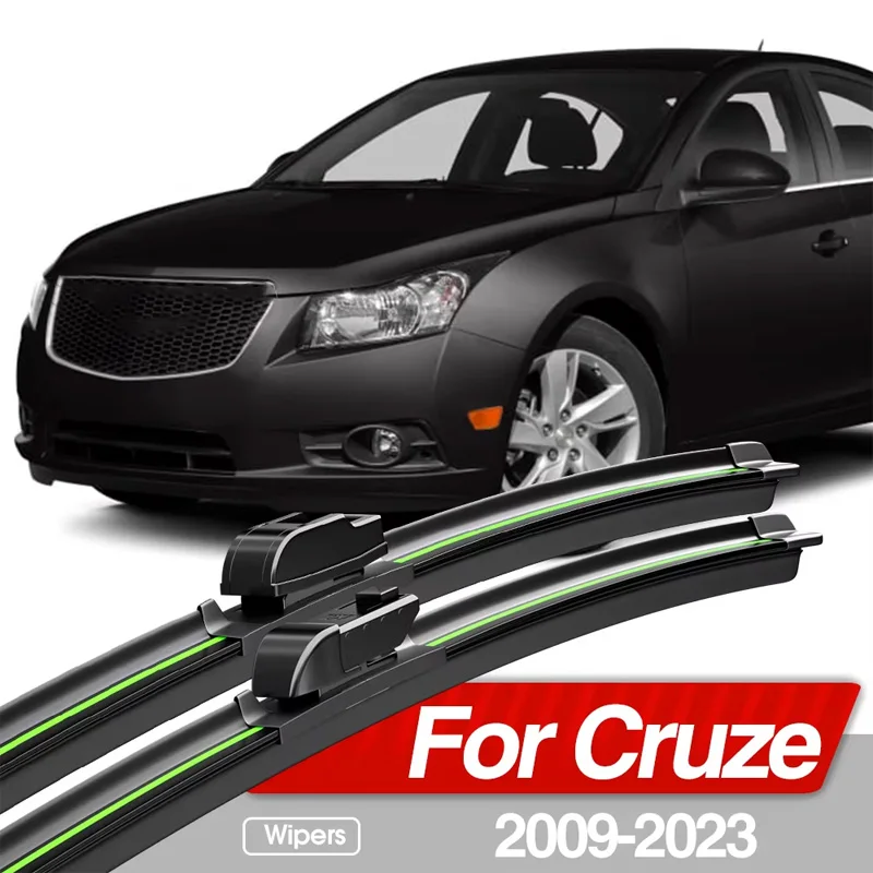 For Chevrolet Cruze 2009-2023 Front Windshield Wiper Blades 2pcs Windscreen Window Accessories 2011 2012 2015 2016 2017 2018