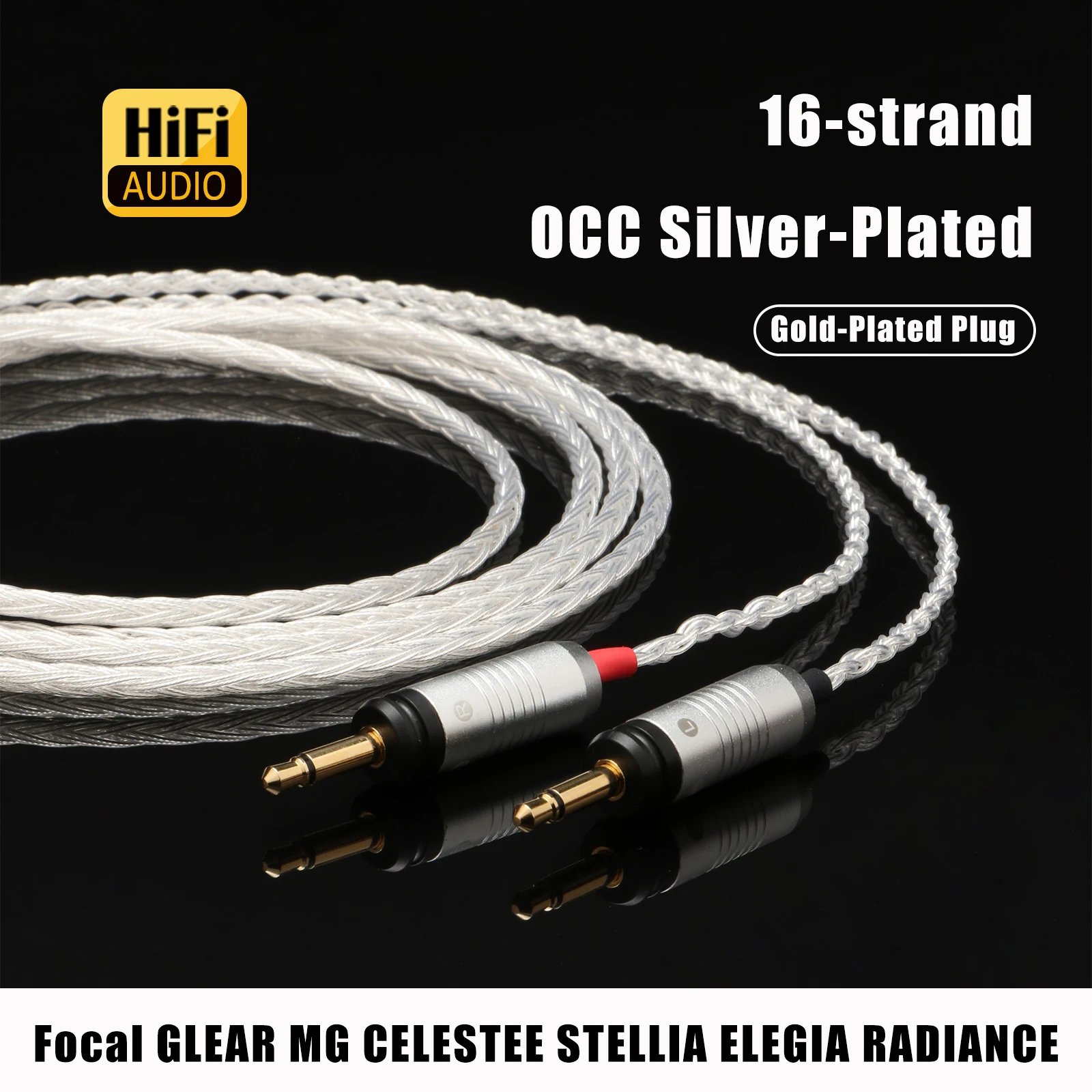 7N OCC 16Cores Headphone Cable For AKG N5005 N30 N40 MMCX IE300  4.4mm 2.5mm 3.5mm XLR Balanced view 3