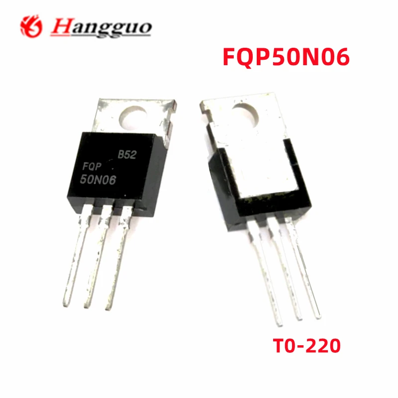 

100Pcs/Lot Original FQP50N06 50N06 T0-220 IC 220 50N 50N06 MOSFET 60V 50A Best Quality