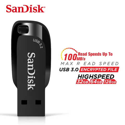 Original SanDisk USB 3.0 Pendrive Ultra Shift Flash Drive 256GB 128GB 64GB 32GB USB Pen Drive Memory Stick Car U Disk Flash Disk