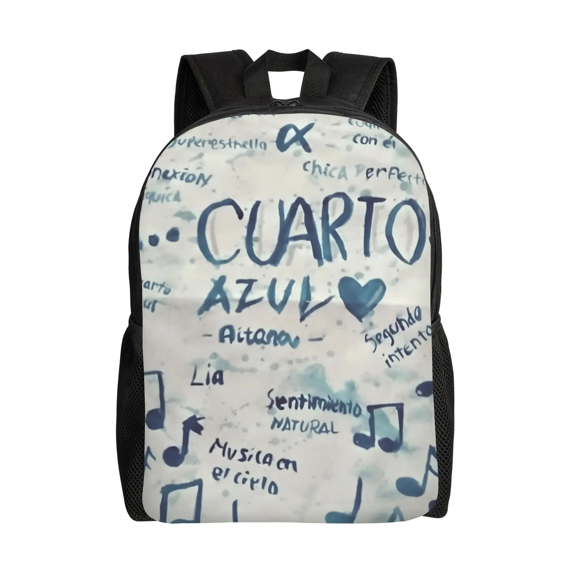 

Aitanas Cuarto Azul Album Teenage Backpack Sports High School Hiking Travel Daypack for Men Women Laptop Canvas Bags
