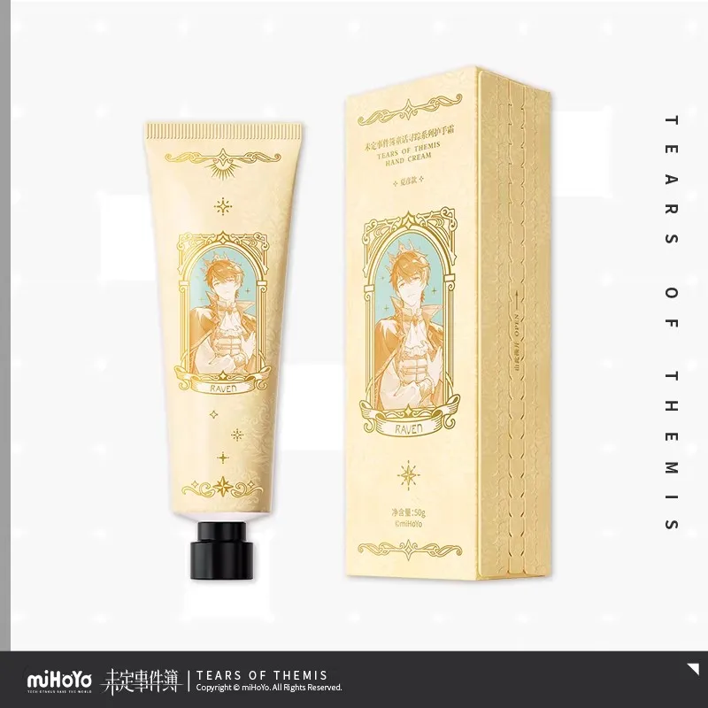 [Genuine] miHoYo Game Tears of Themis Fairy Tale Perfumed Hand Cream Marius Vilhelm Artem Luke Diy Accessories Xmas Gifts Set