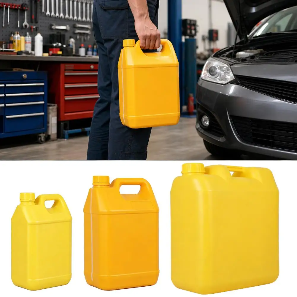2.5/6/20L HDPE Plastic Airtight Bottle with Lid Large-Capacity Sealed Storage Container for Chemical Industry Liquid Leakproof