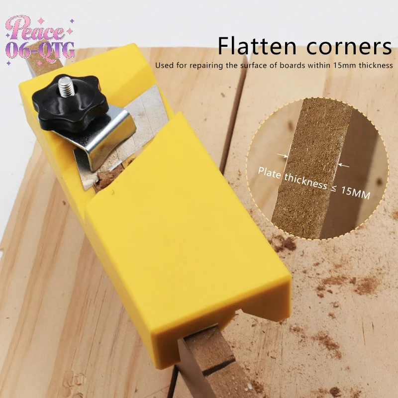 New Woodworking Gypsum Board Planer Corner Planer Board Manual Trimming Wood Planer Chamfering Tool Deburring Edge Planing Blade