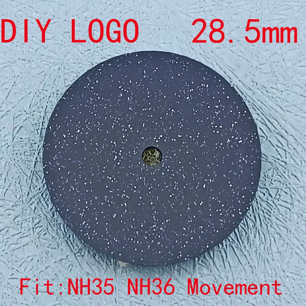 스타 NH35 NH36 시계 다이얼, NH35 NH36 무브먼트에 적합, 조립 시계 부품, 28.5mm