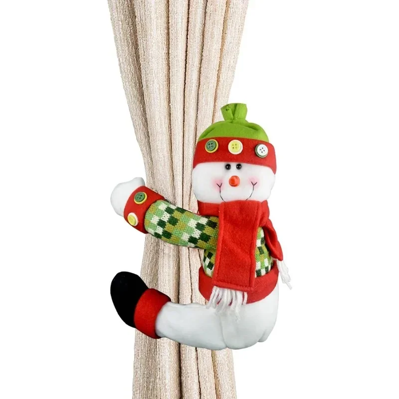 

Топпер для рождественской елки Снеговик, уникальные праздничные рождественские украшения, забавный домашний декор, используемый в качестве занавески и бутылки вина Hugger
