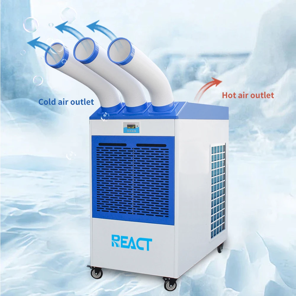 60000BTU Large Spot air Conditioner Portable Industrial air Conditioner Commercial 6Tons AC Portable Air Conditioner