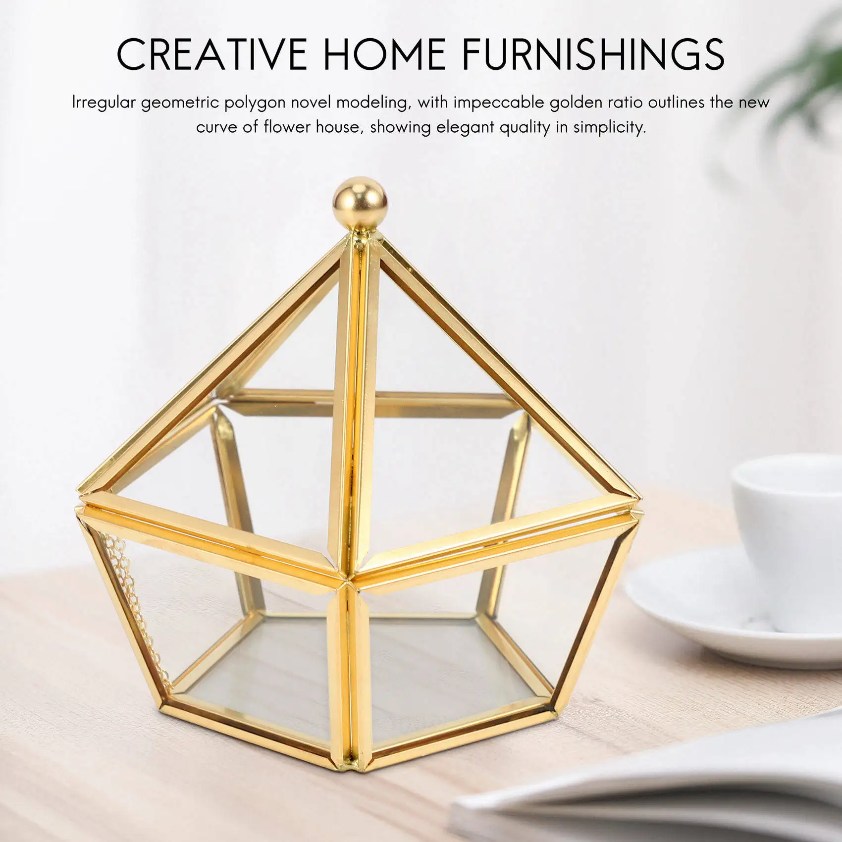 Scatola per anelli in vetro custodia per gioielli da sposa custodia in vetro per fiori immortali decorazione creativa per la casa