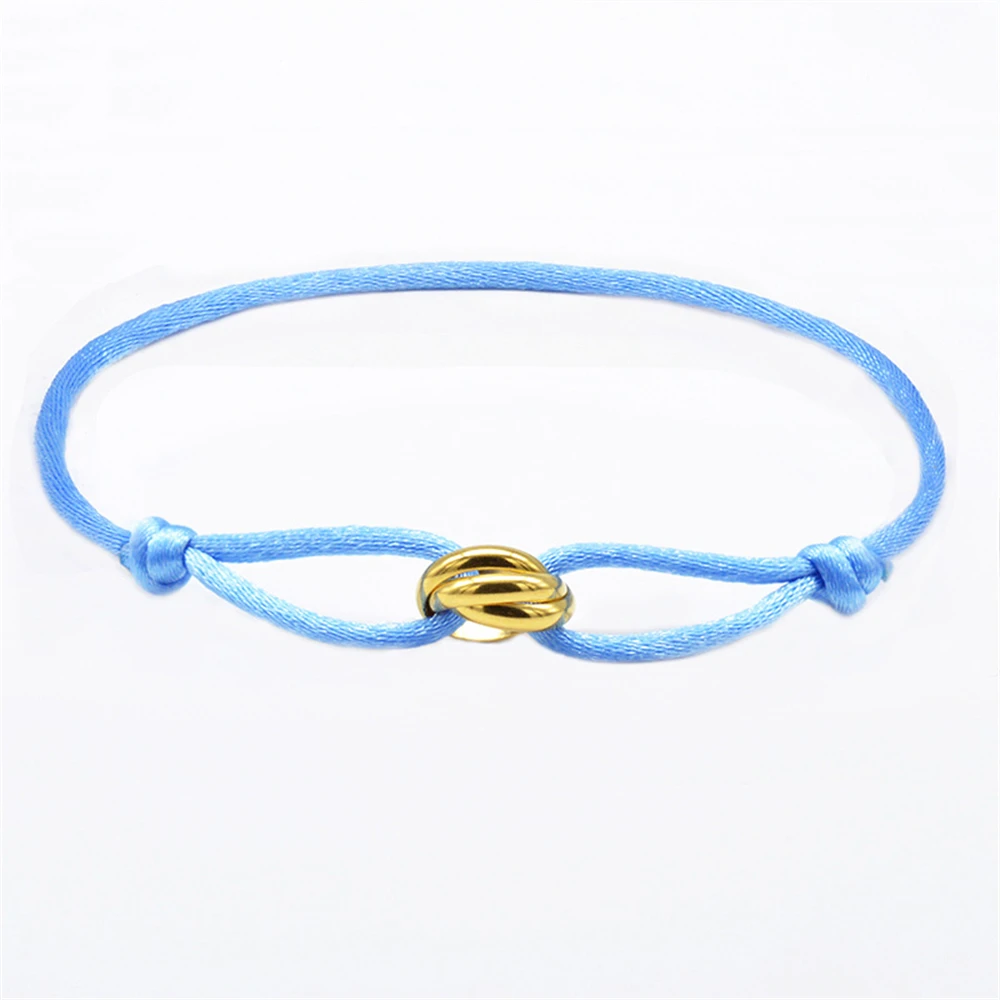 Luxuriöses Unisex-Armband, 3, Metallschnalle, Handkette, verstellbares Herren-Seil-Armband für Damen, Schmuck, Geschenke