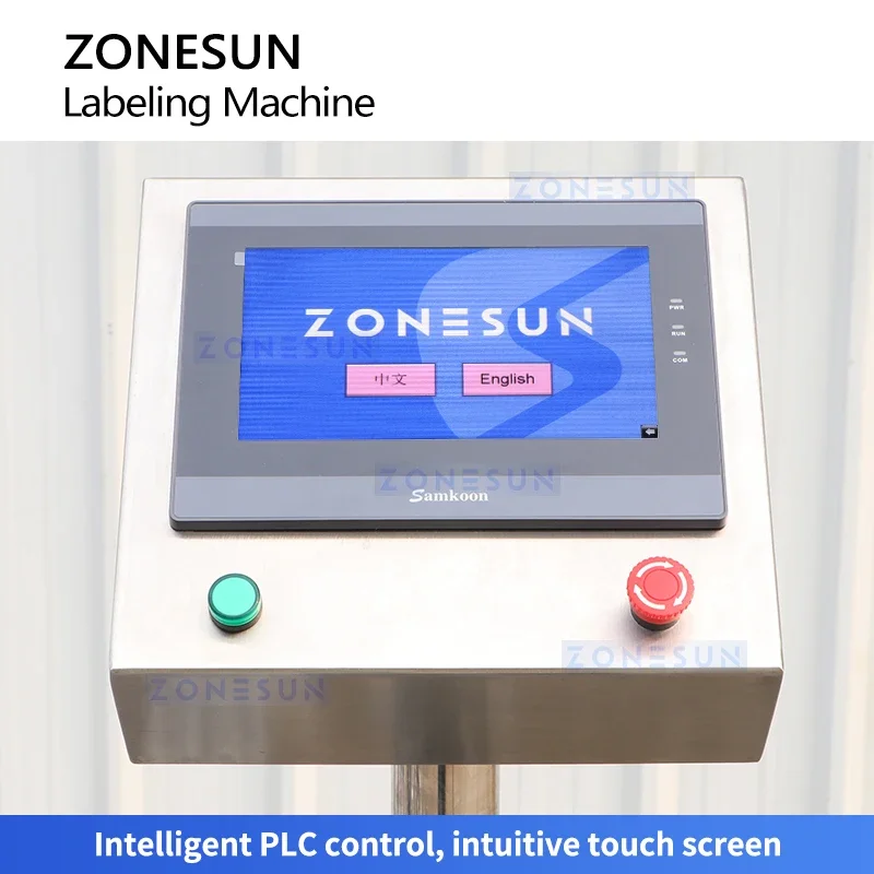 Этикетировочная машина Zonesun с защитой от несанкционированного доступа, уплотнительная этикетка для трубок, аппликатор этикеток ZS-TB823F