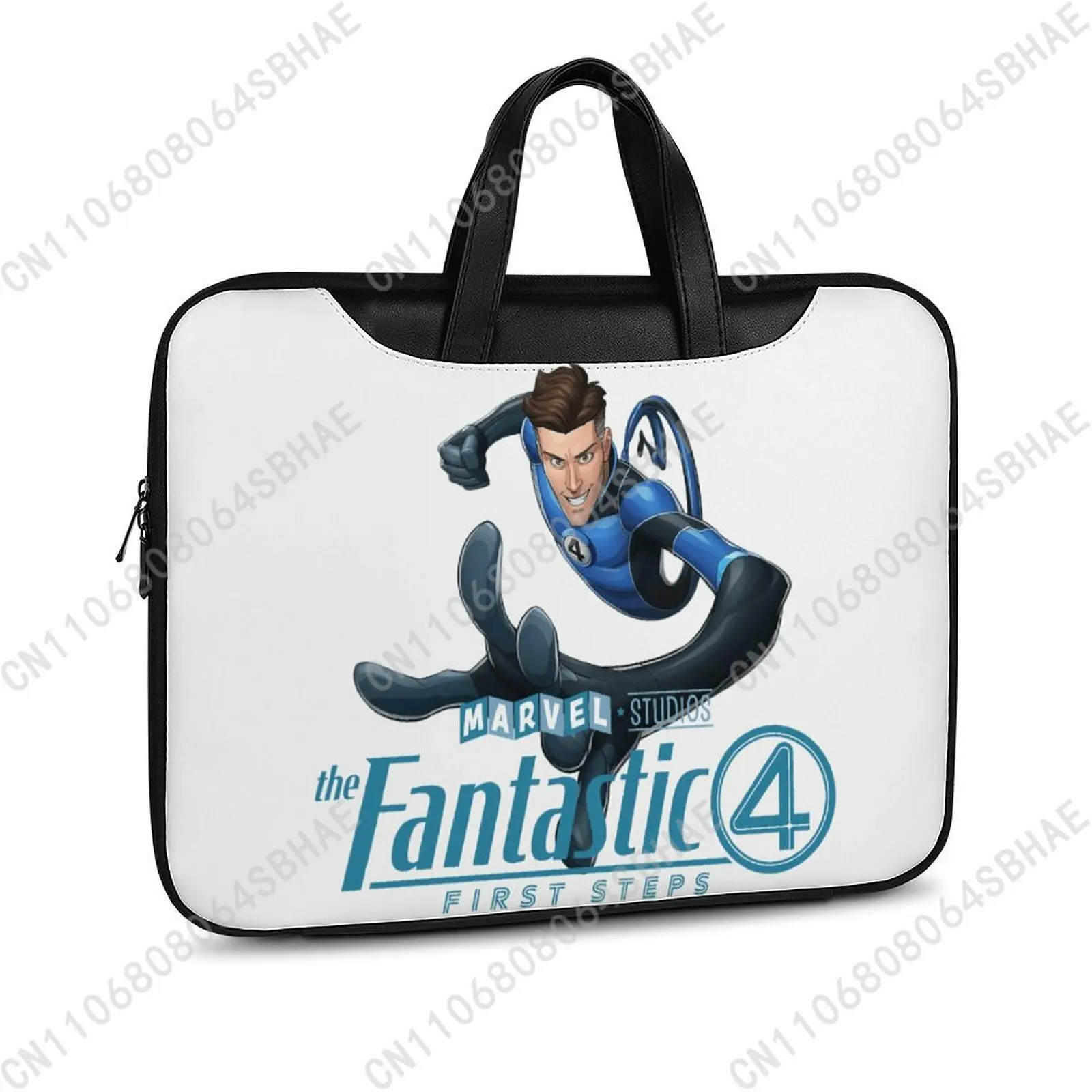 

Marvel Mister Fantastic Custom Leather Briefcase Men Woman Laptop Bag Business Retro Genuine Leather Computer Cosplay
