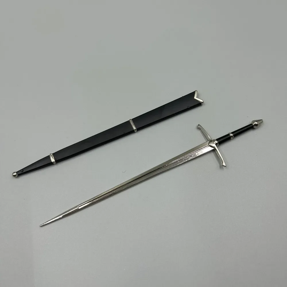 22cm gandalf glamdring Update mittelalter liche Schwert legierung Metall Katana Samurai Schwert Zubehör Schlüssel anhänger Ornamente Geschenke Spielzeug für Jungen