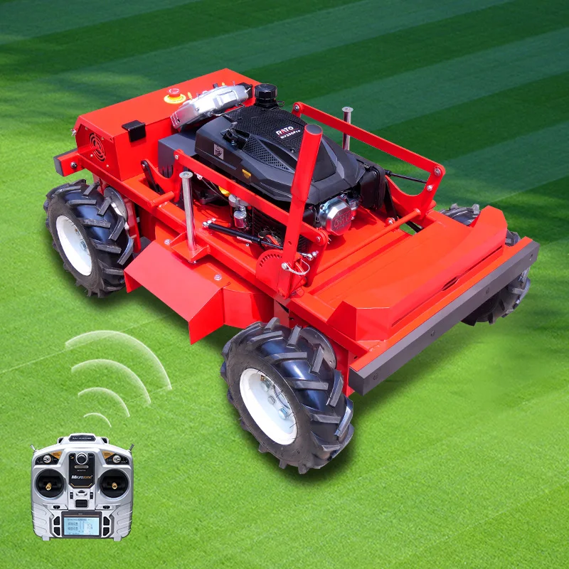 Selling Cheap Customized Quality New Gasoline Remote Control Walking Wheel Robot Lawn Mower