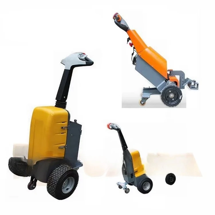 1000kg 1 2 3 5 6 ton pequeno mini portátil caminhada tipo movimento bateria elétrica operado manual inteligente trator de reboque