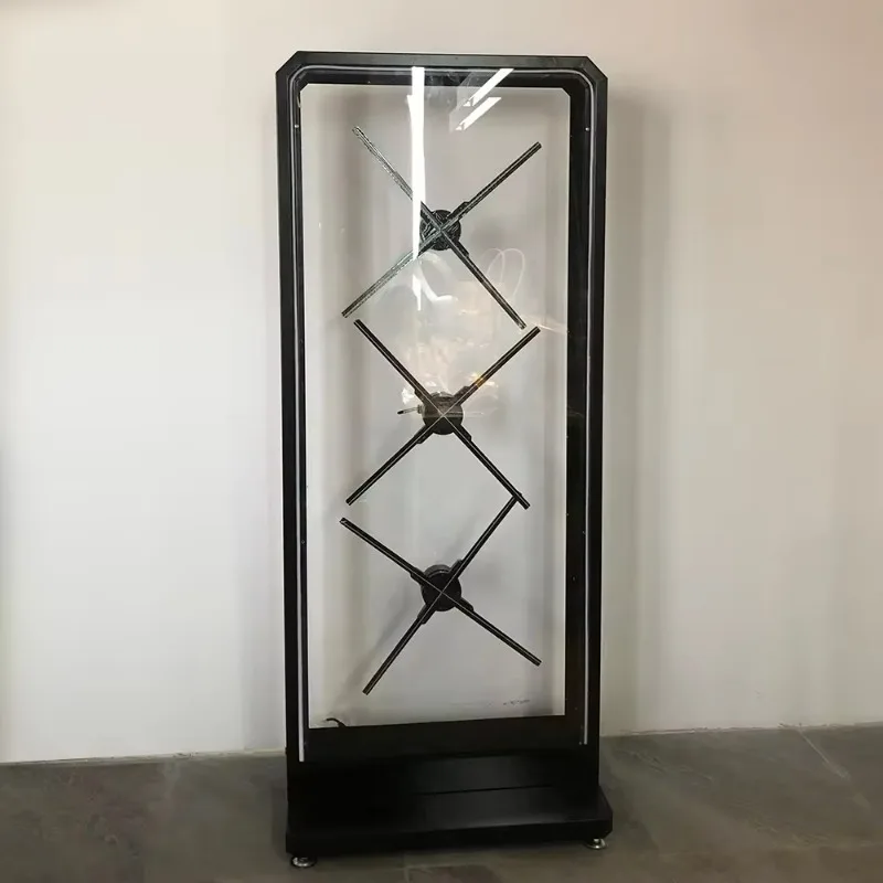 3*65cm Human 3d Holographic Display Fan with Arclyic Case for Large Exhibition Display Hologram