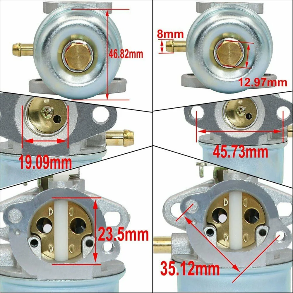 For Carburetor Replacement with Gasket and Seal for Ring for Model Numbers For 214570 497586 499059 799869 792253