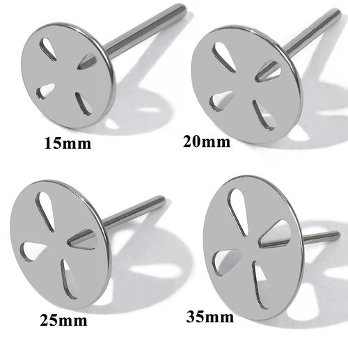 Imagen 2 del producto 15mm, 20mm, 25mm, nuevo , Papel de lija de acero inoxidable, disco de Metal, rebaba de pedicura, Lima de pies, papel de lija, broca para el cuidado de los pies