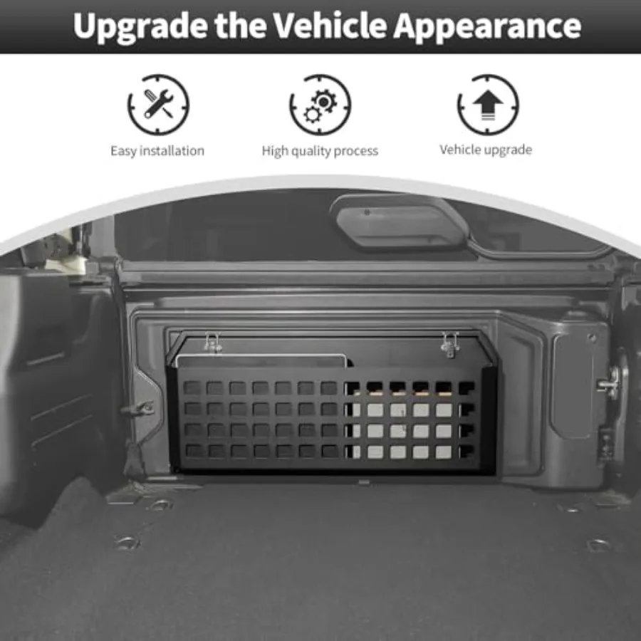 طاولة الباب الخلفي مناسبة لـ Wrangler 20072018 JK JKU 20182024 JL JLU رف تخزين خلفي قابل للطي رف تخزين لوحة مولي #5