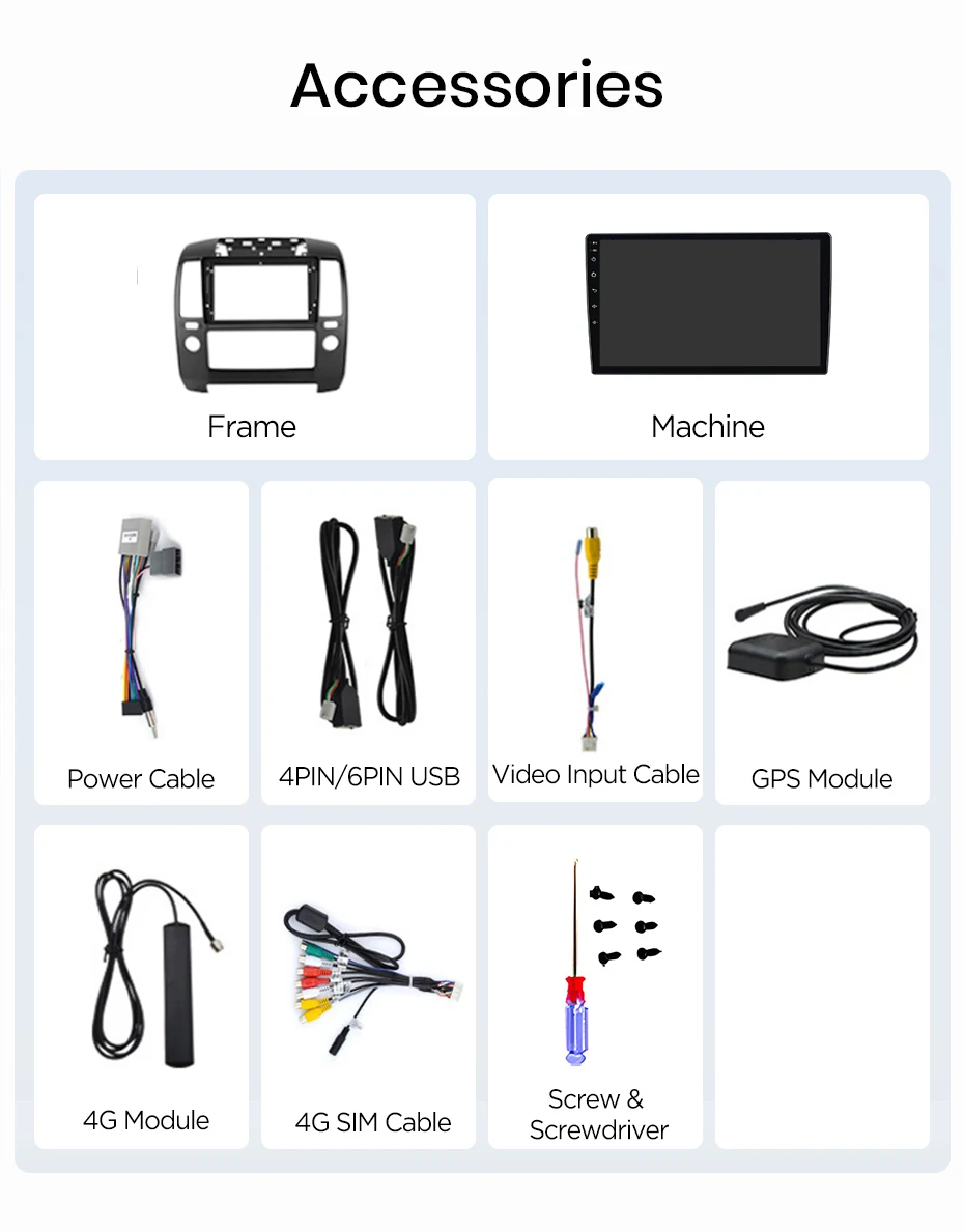 Junsun Wireless CarPlay Android Auto Autoradio für Nissan Navara 2006-2012 Auto-Intelligentes System DSP SWC RDS GPS FM BT – Detail 27