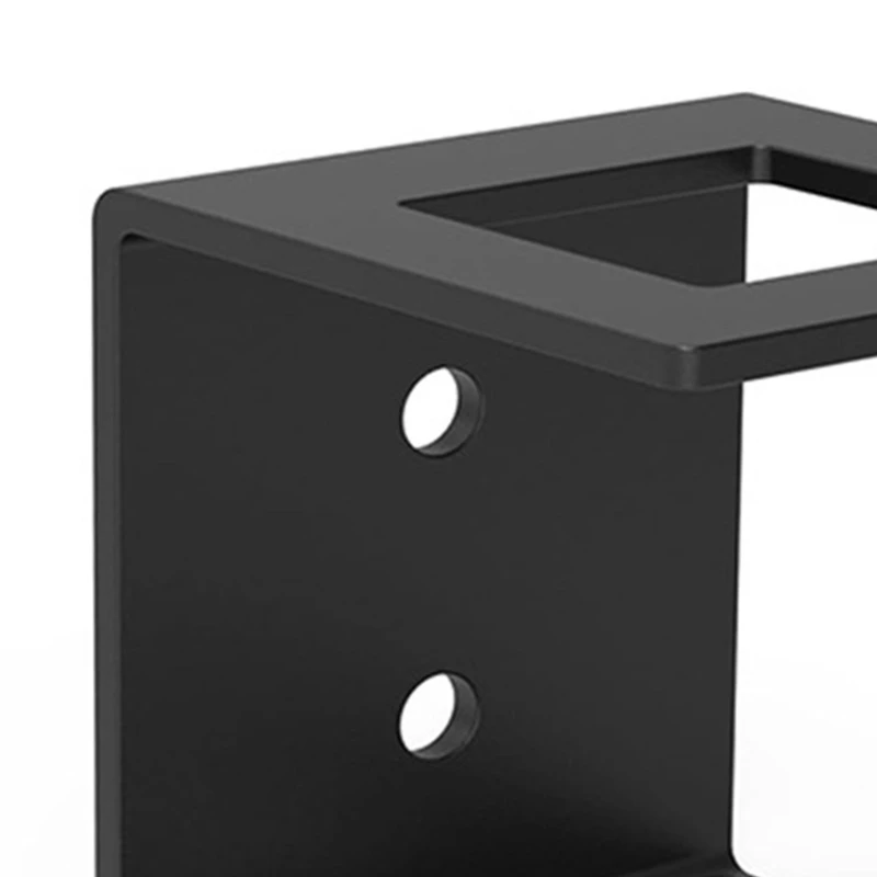  2 Pieces Heavy Duty Carbon Steel Trailer Hitch Storage Rack for Truck Bed Mounting