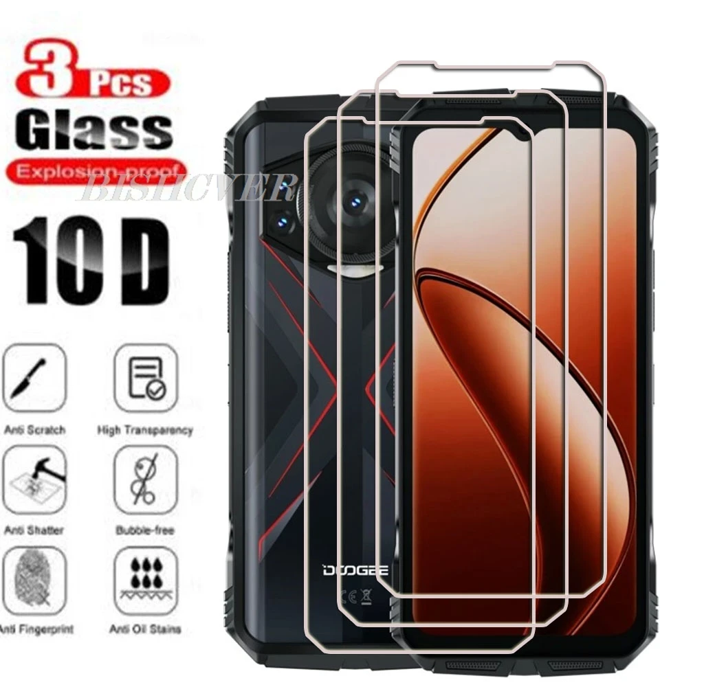 3PCS Tempered Glass For Doogee S118 S Cyber Pro Punk S200 X Max Plus Ultra V Max Play S100 Screen Protective Protector Film
