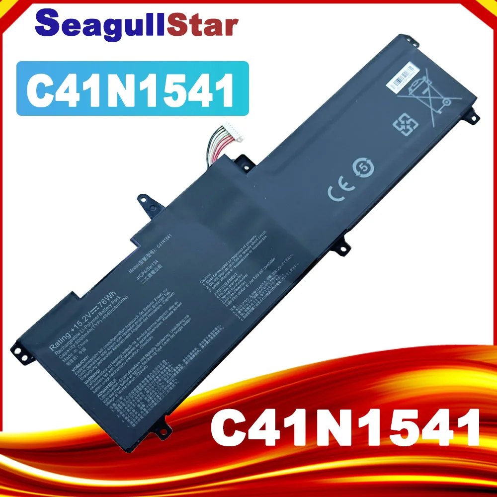 New C41N1541 Laptop Battery For Asus ROG Strix GL702 GL702V GL702VS GL702VT GL702VM GL702VM1A Series 0B200-02070000