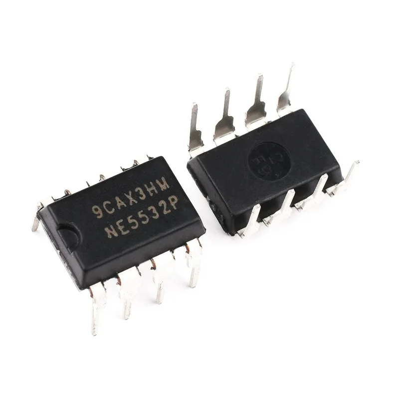 Chip de amplificador de Audio, dispositivo de bajo ruido, DIP-8 en línea, 2 piezas, NE5532P, NE5532N