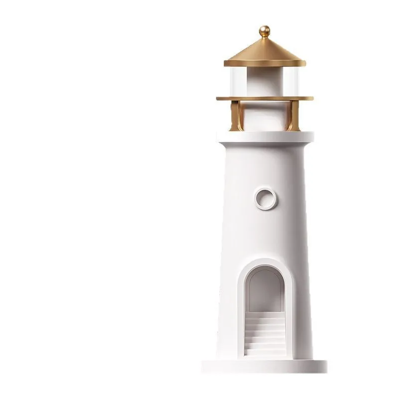 Moon Lighthouse Projection Lamp Human Body Induction Night Light Bluetooth Speaker Atmosphere Bedside Sleep Light Desktop Decor
