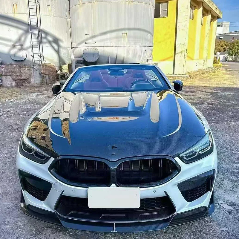 

For m8 F93 F91 F92 Carbon Fiber Hood Forged carbon Engine Cover Hood Car Headliner Hood Cover Car Accessories