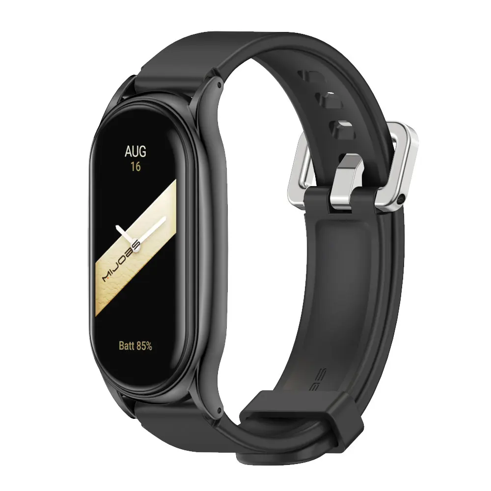 Mi Ban Nhạc 5 4 3 6 7 Vòng Tay Thông Minh Cho Mi Ban Nhạc 5 Dây Đeo Silicone Correa Dành Cho Xiaomi Mi 4 mi Uốn Cong 3 Pulseira Dây Đeo Tay Miband 7 6