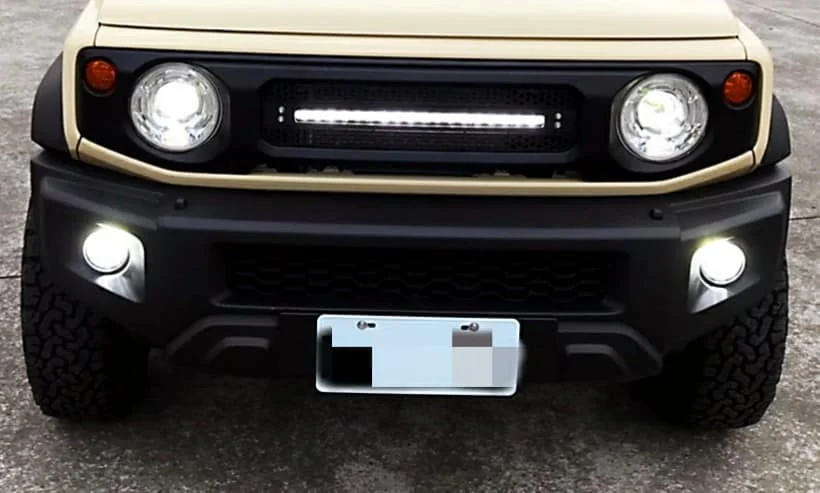 Gobison 2019 ABS Front grille for Jimny JB64 JB74 Bumper Grill