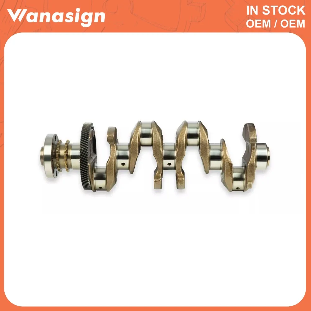 العمود المرفقي للمحرك مع مجموعة قضيب توصيل محمل الأسنان تناسب 2.0 لتر لسيارات BMW X1 X3 318d 320d 520d N47 N47D20D 2.0L ديزل 2004-2015