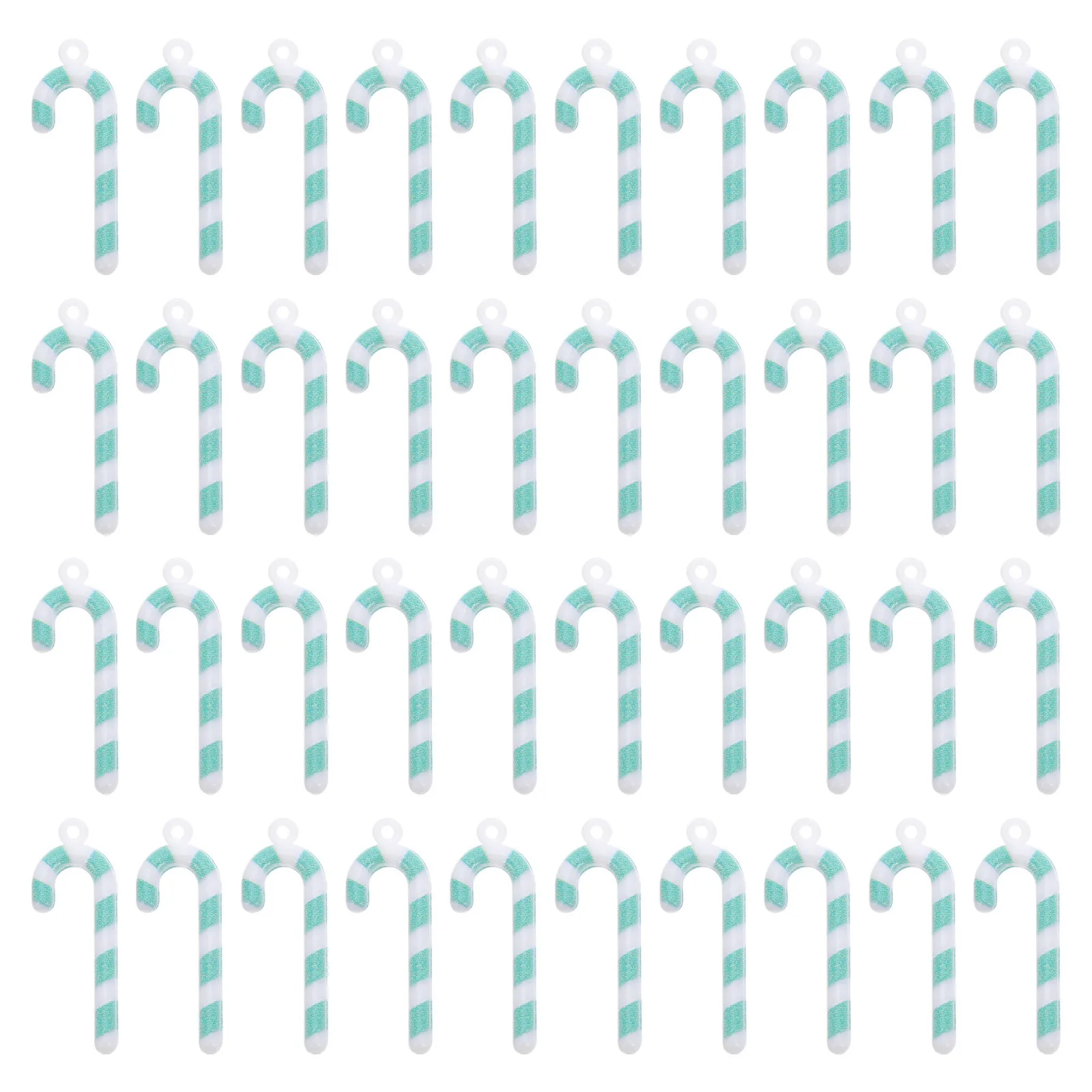 

Christmas Decorations Candy Cane Craft Supplies Light Green Embellishments for Crafting